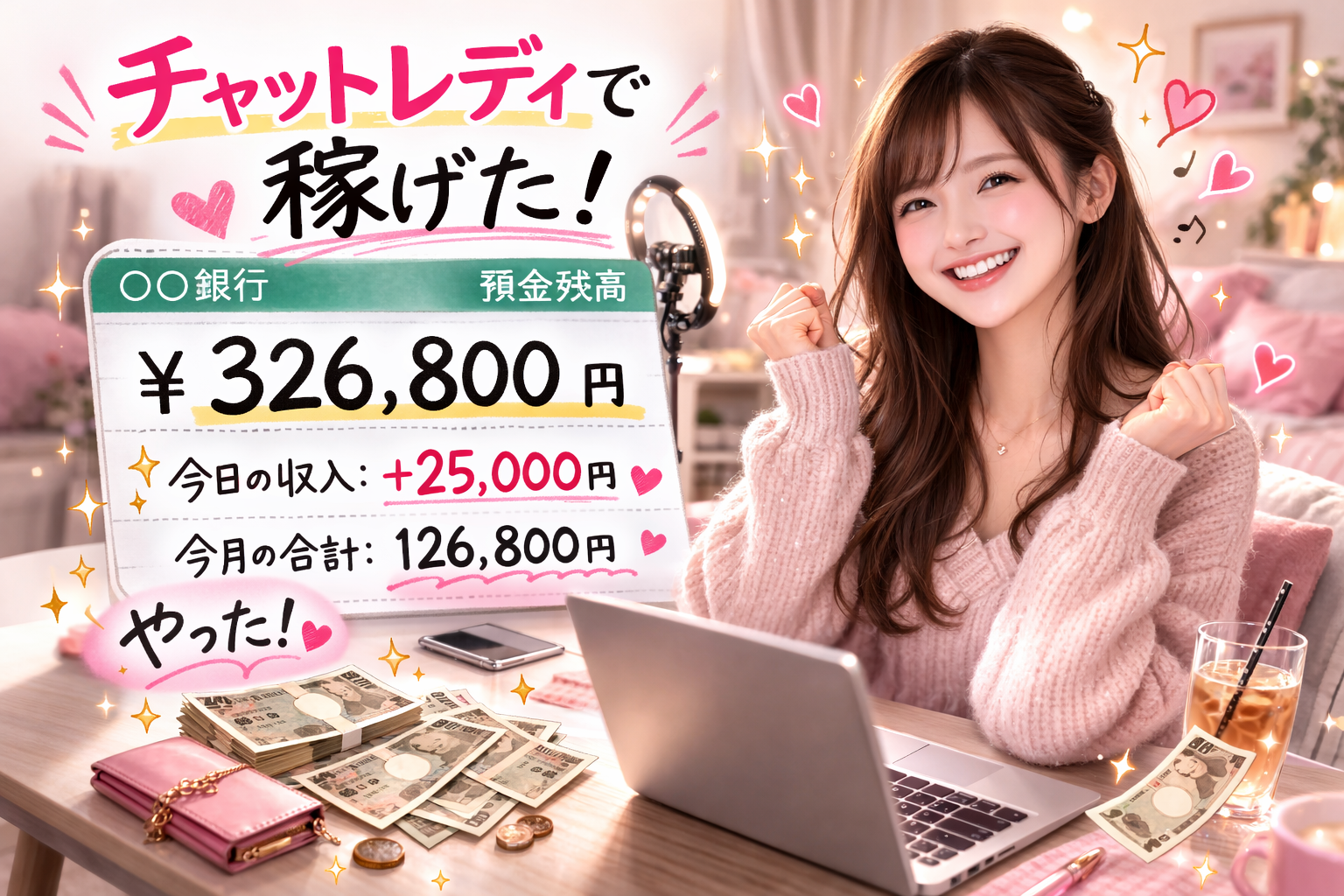 無口でもチャットレディをするだけで月5万円稼げるのにやらないの?